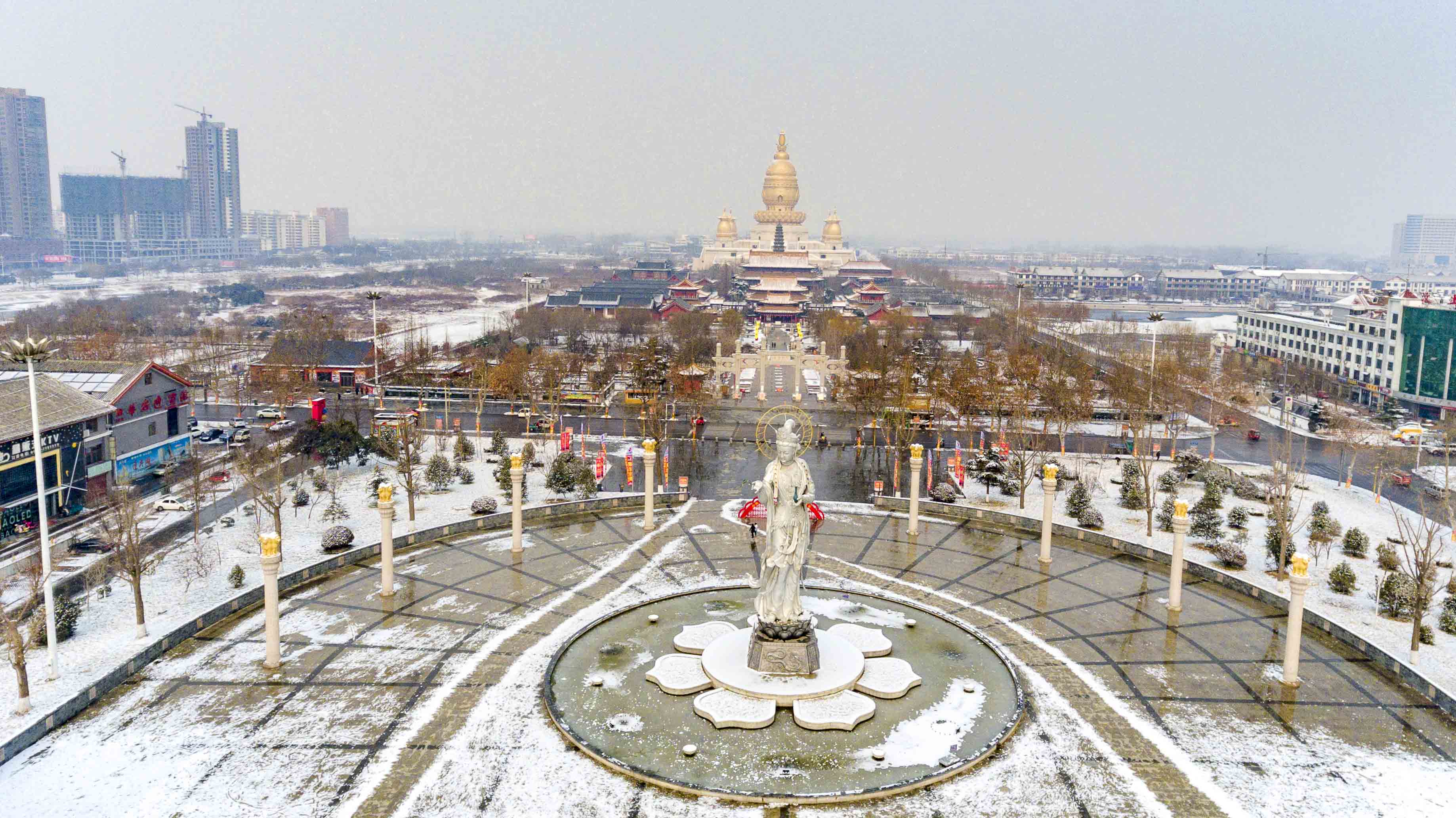 雪后的宝相寺