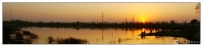 莲花湖夕照