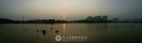 南湖夕照