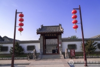汶上莲花湖民俗馆大门